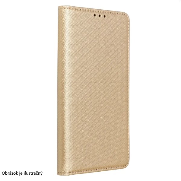 Knižkové puzdro Smart Case Book pre Samsung Galaxy A33, zlatá TEL142871