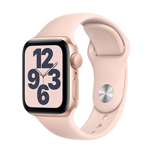Apple Watch SE GPS, 40mm Pink/Gold, Trieda B - použité, záruka 12 mesiacov
