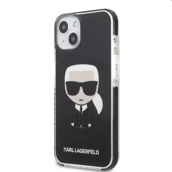 Puzdro Karl Lagerfeld TPE Full Body Ikonik pre Apple iPhone 13 mini, čierne