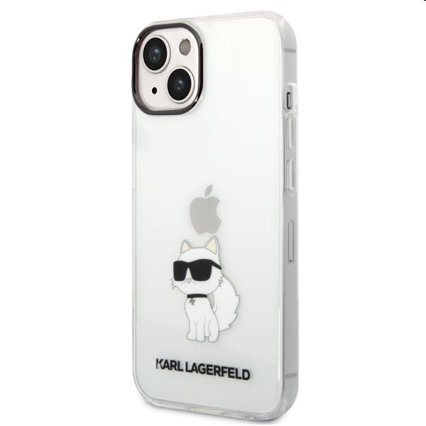 Zadný kryt Karl Lagerfeld IML Choupette NFT pre Apple iPhone 14, transparentná