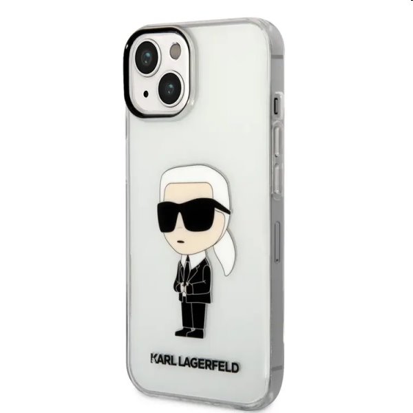 Zadný kryt Karl Lagerfeld IML Ikonik NFT pre Apple iPhone 14 Plus, transparentná 57983112423