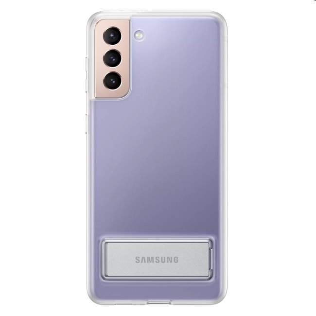 Samsung Clear Standing Cover S21 Plus, transparent - OPENBOX (Rozbalený tovar s plnou zárukou)