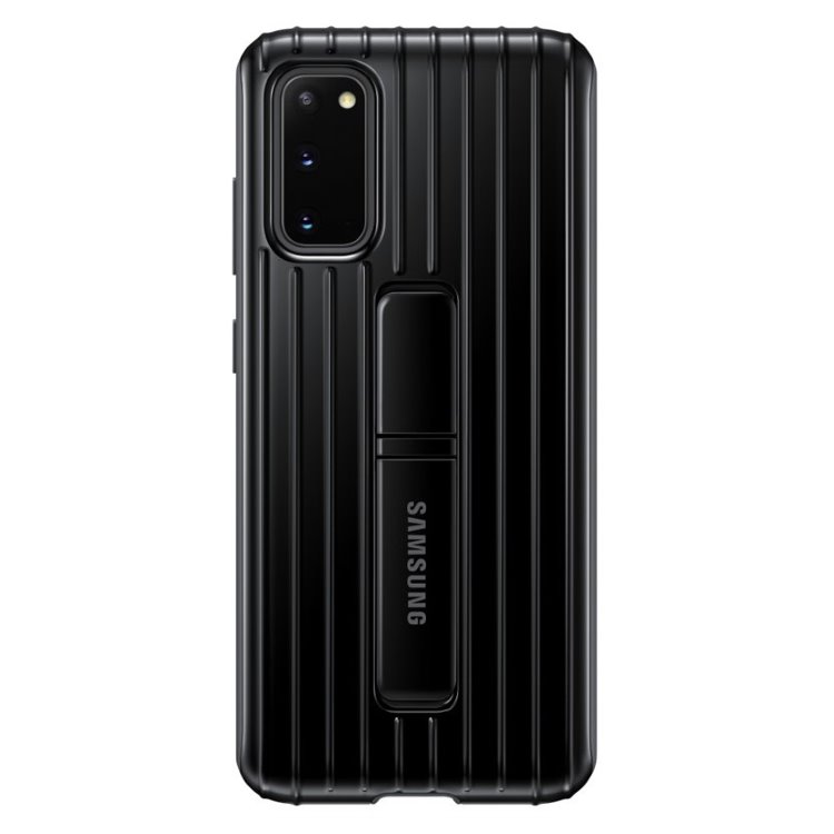 Samsung Protective Standing Cover S20, black - OPENBOX (Rozbalený tovar s plnou zárukou)