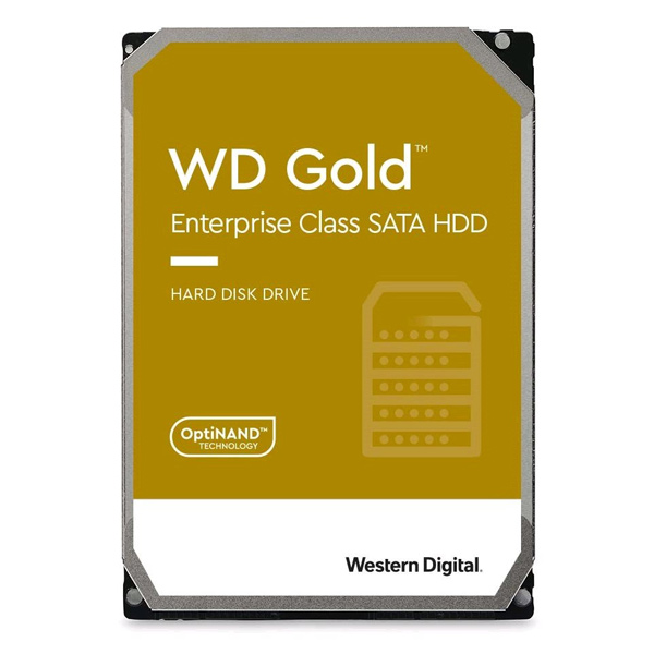 WD HDD Gold, 12 TB, 3.5" SATA 7200 RPM 5R