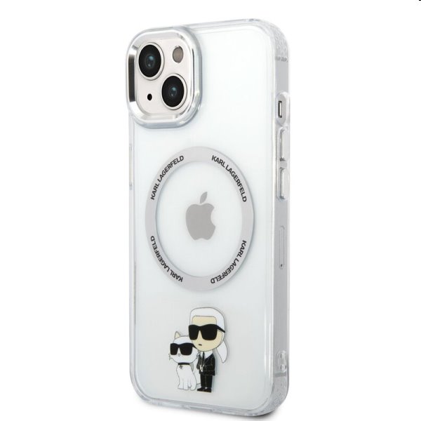 Zadný kryt Karl Lagerfeld MagSafe IML Karl and Choupette NFT pre Apple iPhone 14, transparentná 57983112453