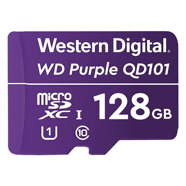 E-shop WD 128 GB microSDXC card Class10 U1, fialová