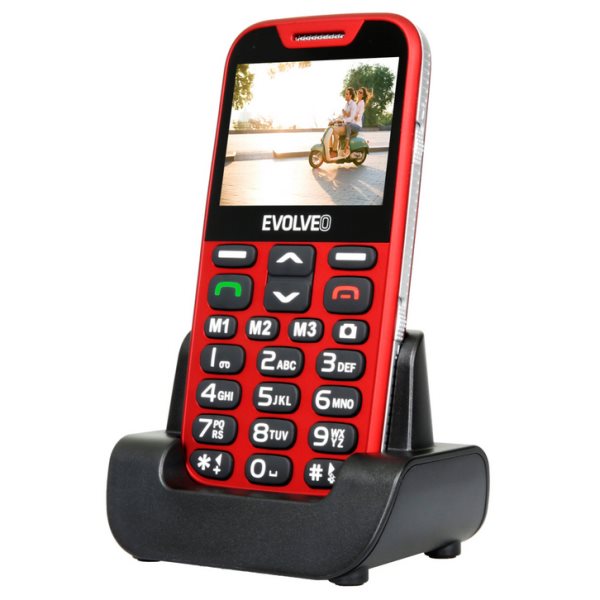 Evolveo EasyPhone XD, Red - OPENBOX (Rozbalený tovar s plnou zárukou)