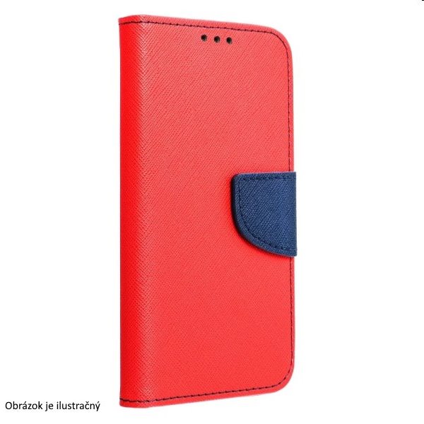 Knižkové puzdro FANCY Book pre Xiaomi 12/12X, červená/modrá TEL152047
