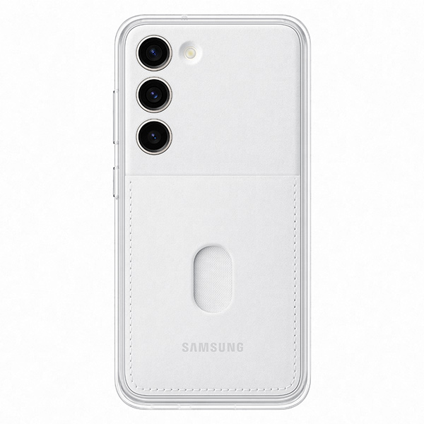 Zadný kryt Frame Cover pre Samsung Galaxy S23, biela EF-MS911CWEGWW