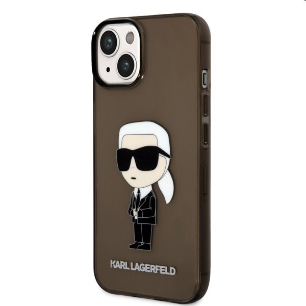 Zadný kryt Karl Lagerfeld IML Ikonik NFT pre Apple iPhone 14, čierna 57983112418
