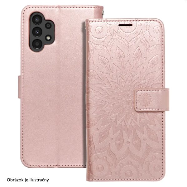 E-shop Knižkové puzdro MEZZO Book mandala pre Samsung Galaxy S23 Plus, ružová TEL188572