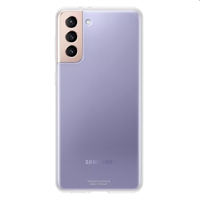 E-shop Zadný kryt Clear Cover pre Samsung Galaxy S21 Plus, transparentná - OPENBOX (Rozbalený tovar s plnou zárukou) EF-QG996TTEGWW
