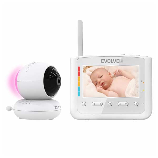 E-shop Evolveo NL4, detská pestúnka s nočným svetlom a otočnou kamerou