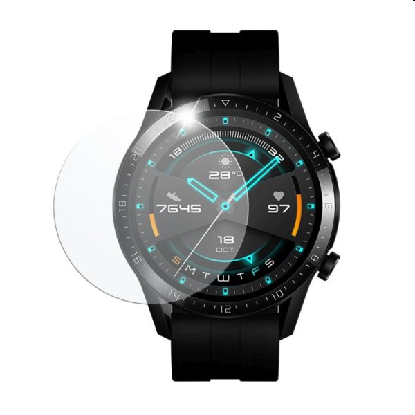 FIXED Ochranné tvrdené sklo pre Huawei Watch GT 2 (46 mm), 2 kusy