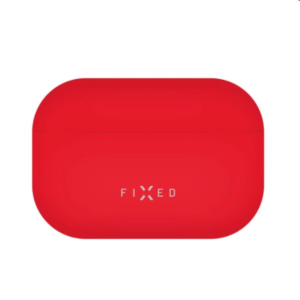 FIXED Silky Silikónové puzdro pre Apple AirPods Pro 2, červené