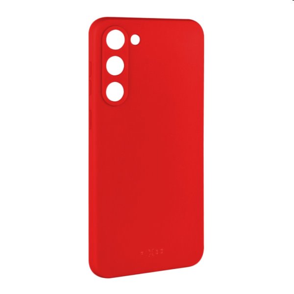 Zadný pogumovaný kryt FIXED Story pre Samsung Galaxy S23, červená