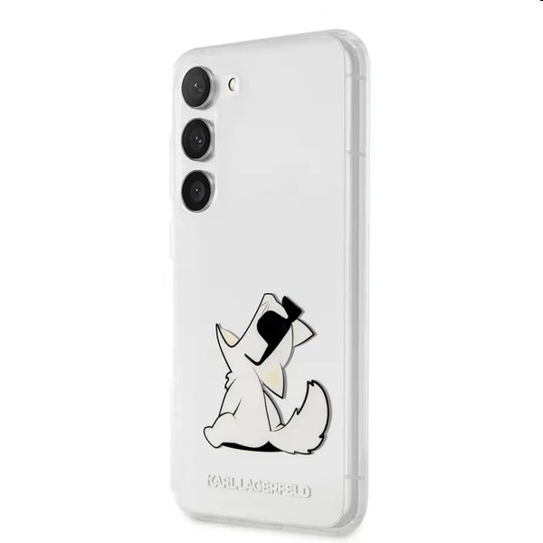 E-shop Zadný kryt Karl Lagerfeld PC/TPU Choupette Eat pre Samsung Galaxy S23, transparentná 57983112893