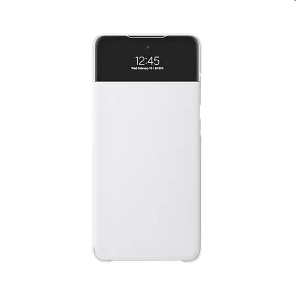 Samsung S View Cover A72, white - OPENBOX (Rozbalený tovar s plnou zárukou) EF-EA725PWEGEE