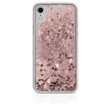 White Diamonds Sparkle Case Clear iPhone Xr, Rose Gold Hearts - OPENBOX (Rozbalený tovar s plnou zárukou) 1380NSP11