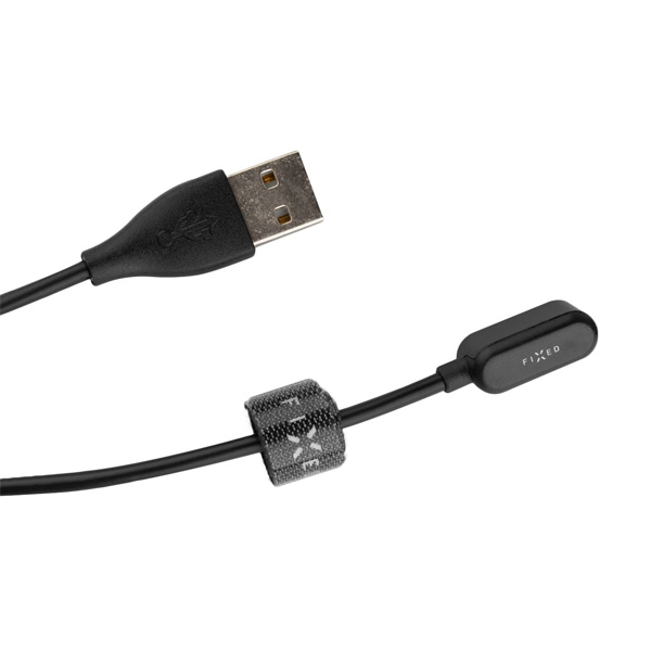 E-shop FIXED Nabíjací USB kábel pre Huawei/Honor Band 6, čierna