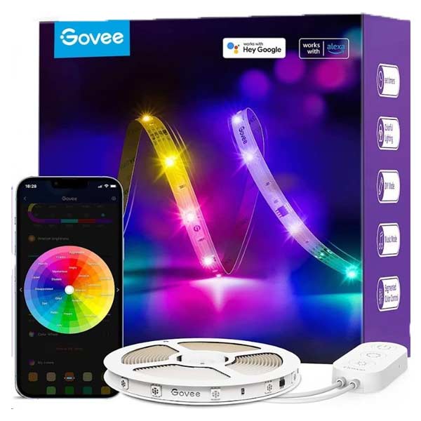 E-shop Govee RGBIC Basic Wi-Fi + Bluetooth LED Strip Lights (10 Meter)