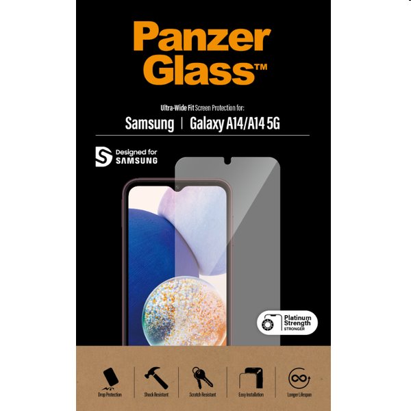 E-shop Ochranné sklo PanzerGlass UWF pre Samsung Galaxy A14, A14 5G 7321