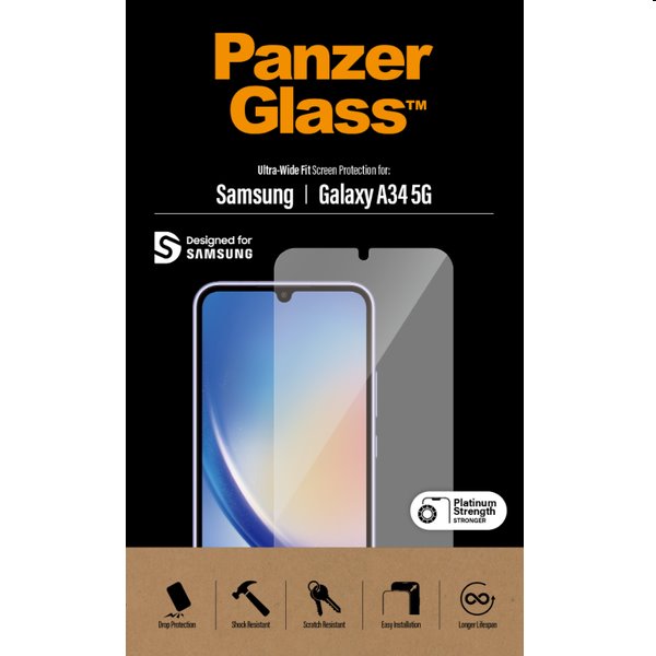 E-shop Ochranné sklo PanzerGlass UWF pre Samsung Galaxy A34 5G 7327
