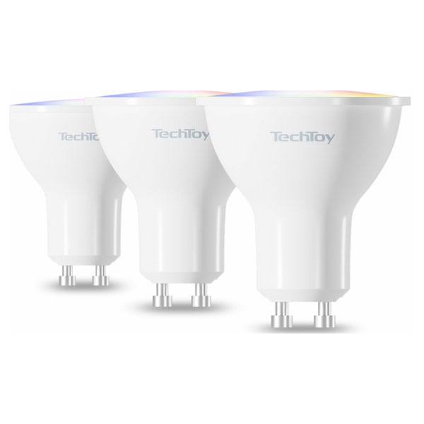 TechToy Smart Bulb RGB 4.7W GU10 ZigBee 3pcs set