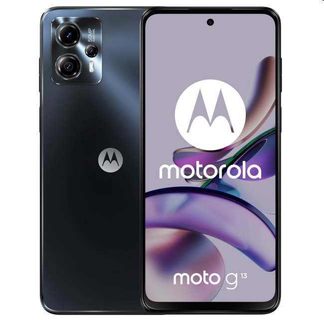 Motorola Moto G13, 4/128GB, Matte Charcoal, nový tovar, neotvorené balenie