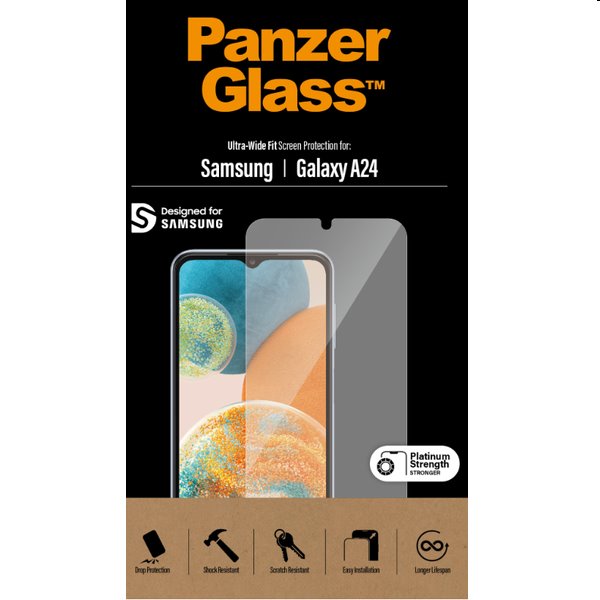 Ochranné sklo PanzerGlass UWF pre Samsung Galaxy A24