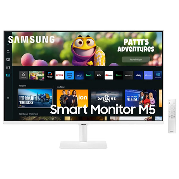 Samsung Smart M50C 32" FHD Monitor, white