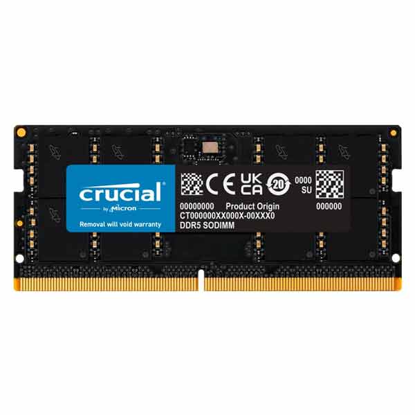 Crucial 32GB DDR5-4800 SODIMM CL40 Operačná pamäť