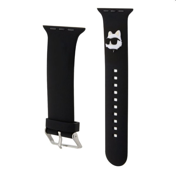 E-shop Karl Lagerfeld Choupette Head NFT remienok pre Apple Watch 42/44 mm, čierna