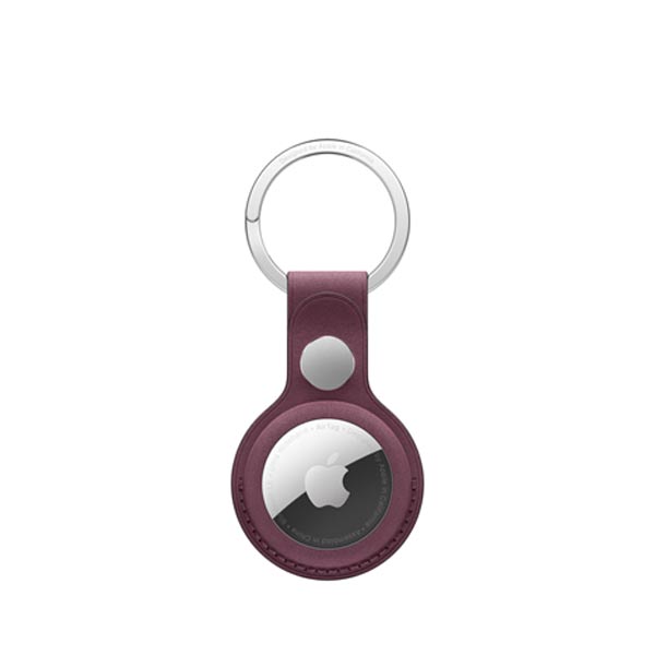 E-shop Puzdro na kľúče pre Apple AirTag FineWoven, morušovo červená MT2J3ZM/A