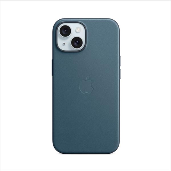 Zadný kryt FineWoven pre Apple iPhone 15 s MagSafe, tichomorská modrá