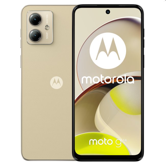 E-shop Motorola Moto G14, 4/128GB, Butter Cream