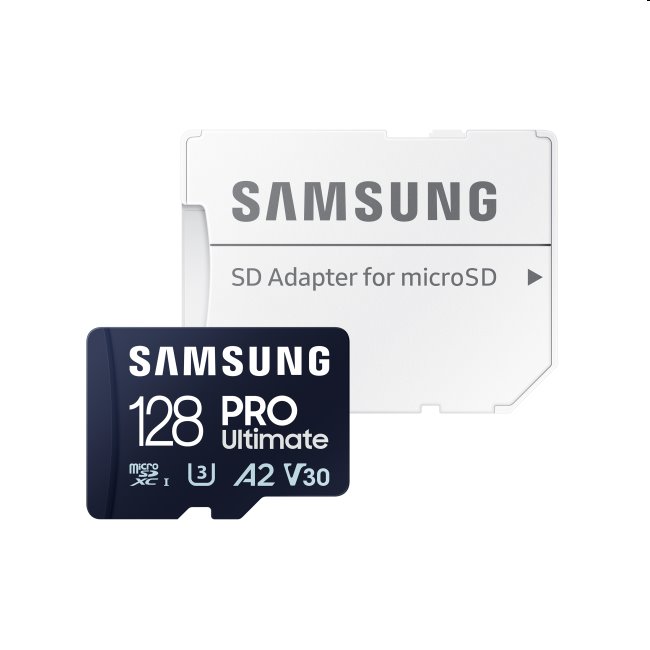 E-shop Samsung PRO Ultimate Micro SDXC 128 GB, SD adaptér