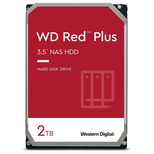 WD Red Plus Pevný disk NAS HDD 2 TB SATA