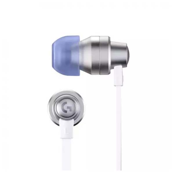 E-shop Logitech G333 herné slúchadlá do uší, 3,5 mm, USB-C, biele