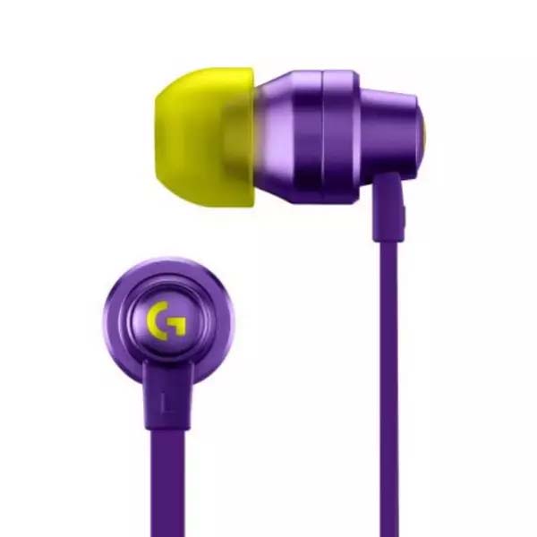 Logitech G333 herné slúchadlá do uší, 3,5 mm, USB-C, fialové