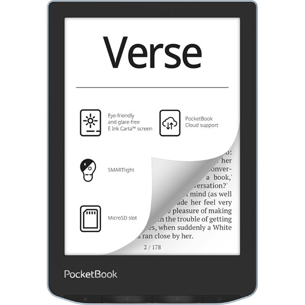 E-shop Elektronická čítačka Pocketbook 629 Verse, modrá