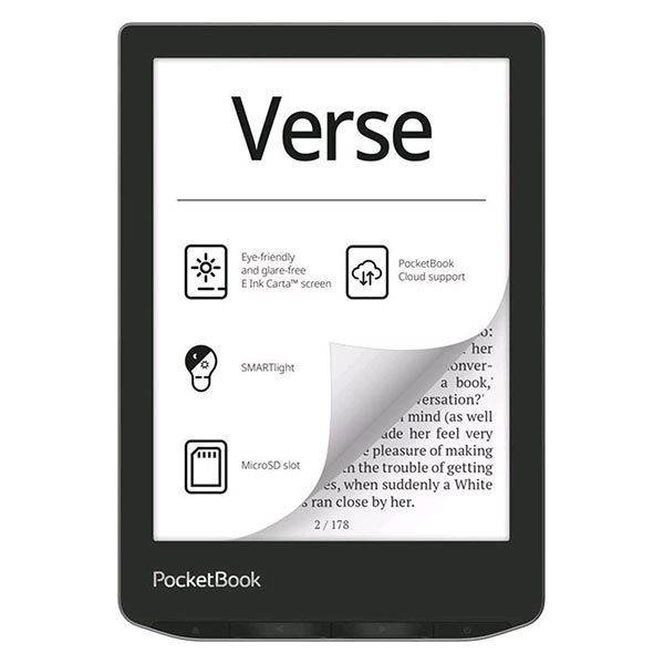 E-shop Elektronická čítačka Pocketbook 629 Verse, sivá