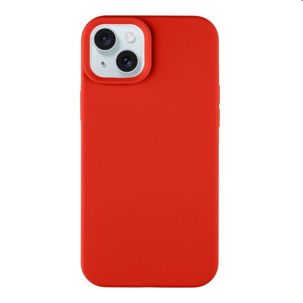 Zadný kryt Tactical Velvet Smoothie pre Apple iPhone 15, červená