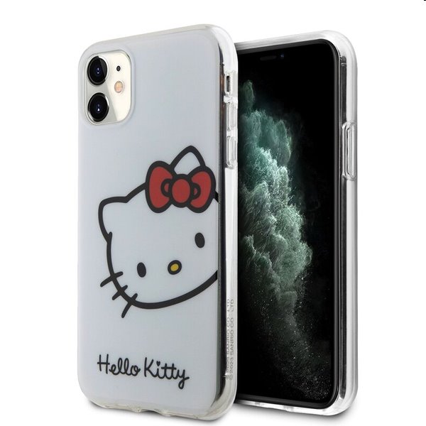 Zadný kryt Hello Kitty IML Head Logo pre Apple iPhone 11, biela 57983116894