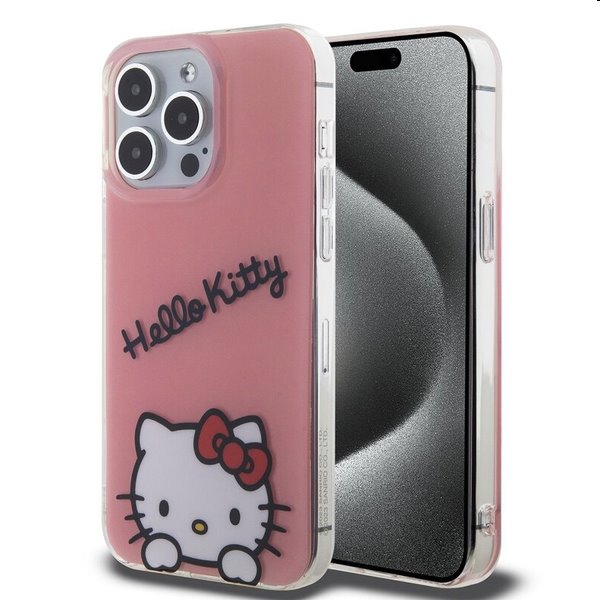 Zadný kryt Hello Kitty IML Daydreaming Logo pre Apple iPhone 15 Pro Max, ružová 57983116922