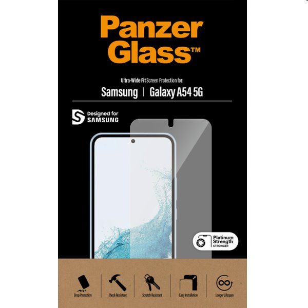 Ochranné sklo PanzerGlass Re:fresh UWF s aplikátorom pre Samsung Galaxy A15, A15 5G, čierna