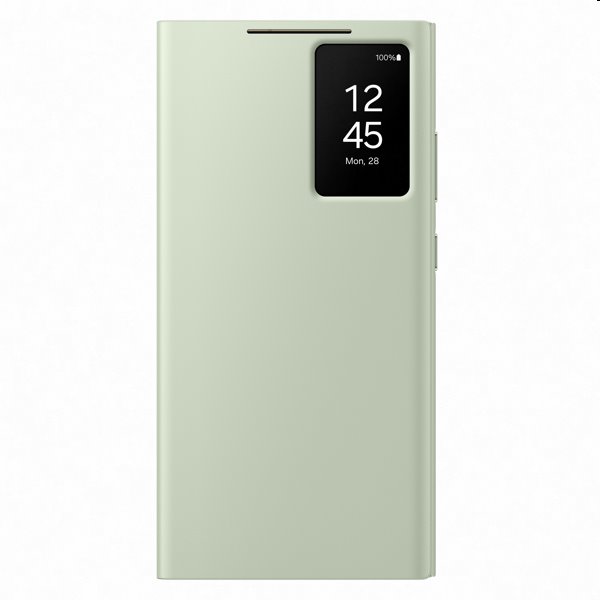 E-shop Knižkové puzdro Smart View Wallet pre Samsung Galaxy S24 Ultra, svetlozelená EF-ZS928CGEGWW