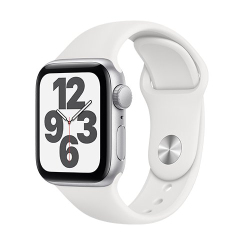 Apple Watch SE GPS, 40mm, sivá, hliníkové puzdro, Trieda B - použité, záruka 12 mesiacov
