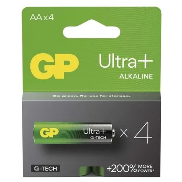 Emos GP Alkalická batéria GP Ultra Plus LR6 (AA) 4 ks
