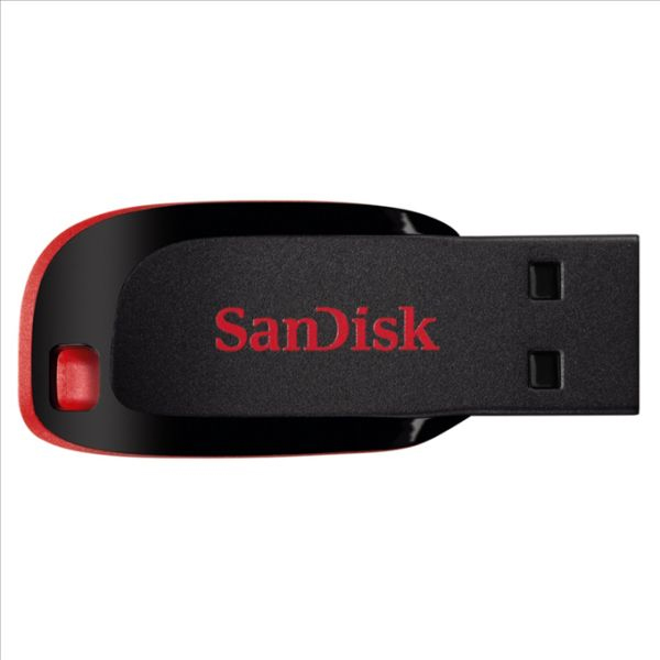 E-shop SanDisk Cruzer Blade 128 GB USB, červený